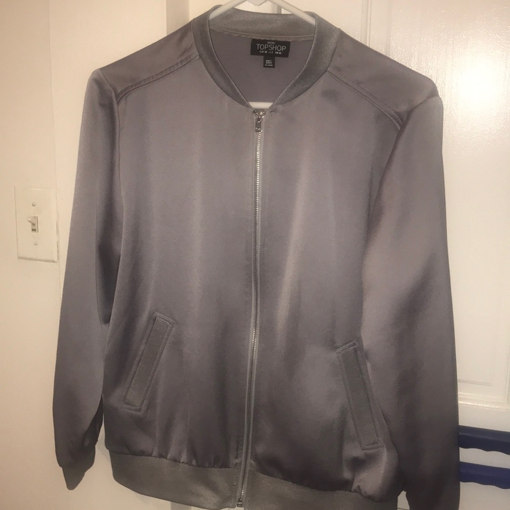 Smoky lavender topshop bomber